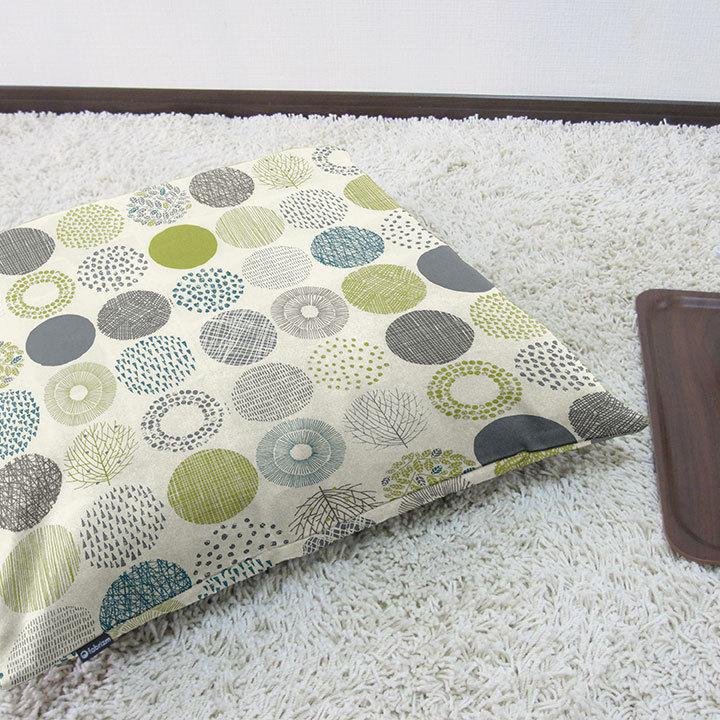 座布団カバー 中身付き 55×59 銘仙判 おしゃれ 北欧 モーリー＆綿わた100％座布団ヌード 日本製 fabrizm クッションカバー 背当てカバー 中綿 爆買 | fabrizm | 05