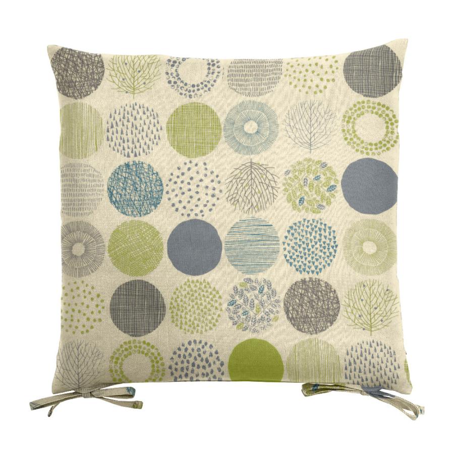 シートクッションカバー 椅子用 クッションカバー 座布団カバー ひも付き 45×45cm モーリー 日本製 fabrizm いす用 ダイニングチェア用 爆買 | fabrizm | 05