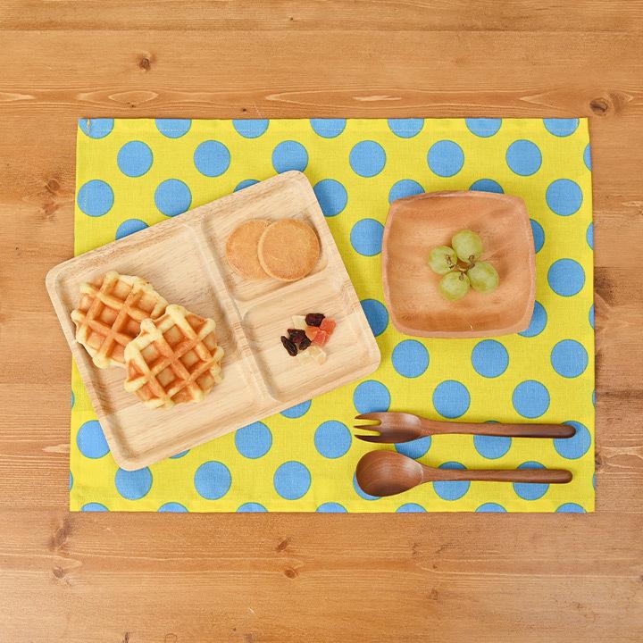 ランチョンマット おしゃれ 北欧 布 42×32cm マーブルドット 日本製 fabrizm ティーマット 子供用 吸水 かわいい 爆買 | fabrizm | 10