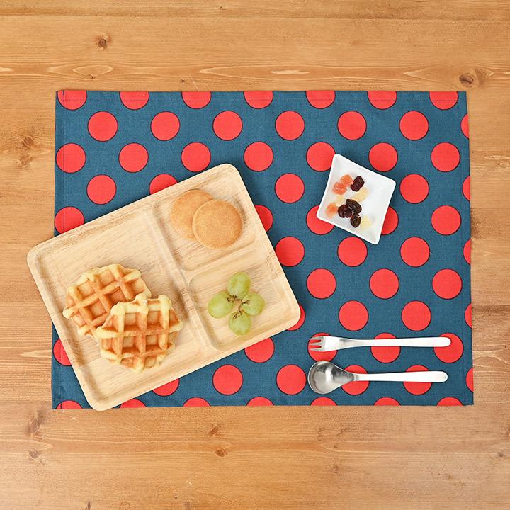 ランチョンマット おしゃれ 北欧 布 42×32cm マーブルドット 日本製 fabrizm ティーマット 子供用 吸水 かわいい 爆買 | fabrizm | 12