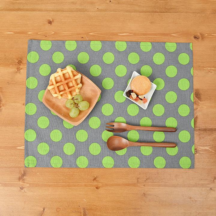 ランチョンマット おしゃれ 北欧 布 42×32cm マーブルドット 日本製 fabrizm ティーマット 子供用 吸水 かわいい 爆買 | fabrizm | 09