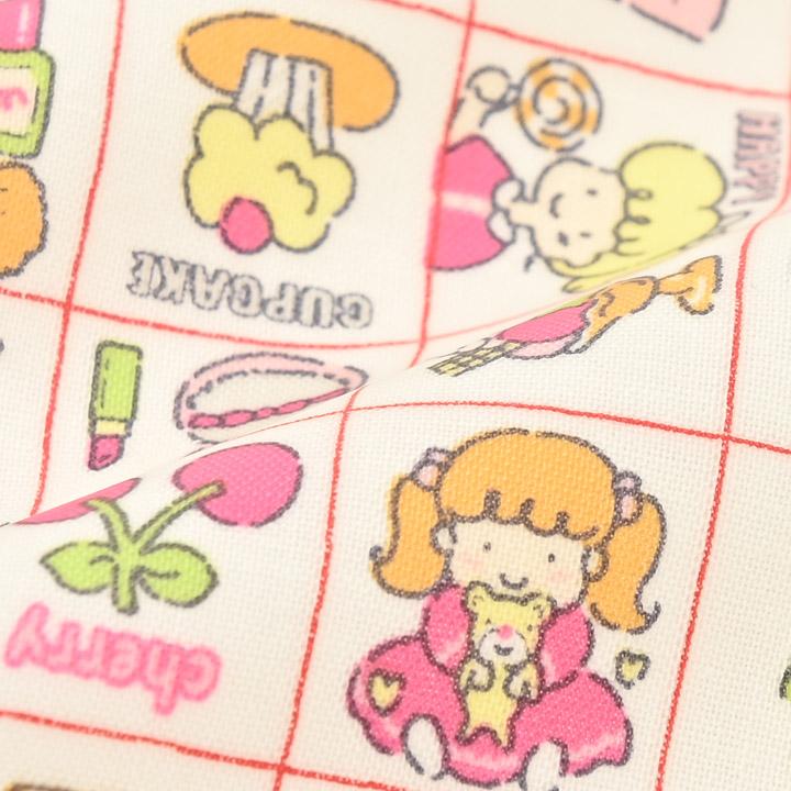 ランチョンマット おしゃれ 北欧 布 42×32cm レトロももちゃん 日本製 fabrizm ティーマット 子供用 撥水 かわいい  ビニールラミネート加工 | fabrizm | 10