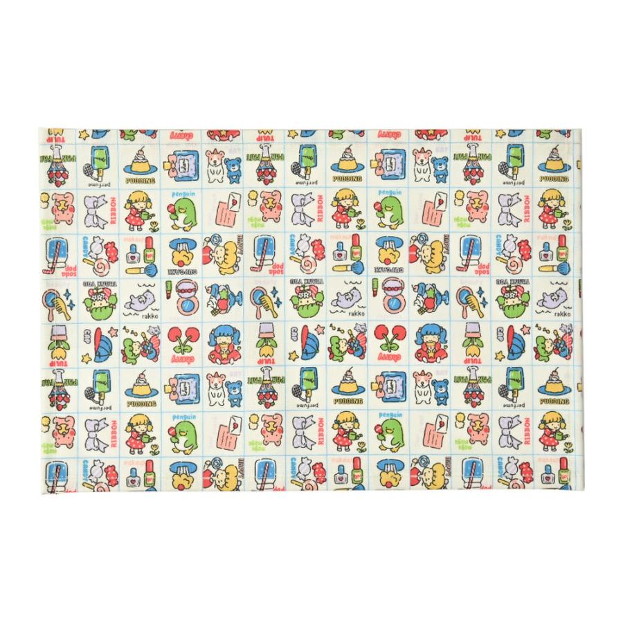ランチョンマット 子供 小学校 おしゃれ 北欧 布 キッズランチョンマット 30×20cm レトロももちゃん 日本製 fabrizm 幼稚園 保育園 撥水 | fabrizm | 11