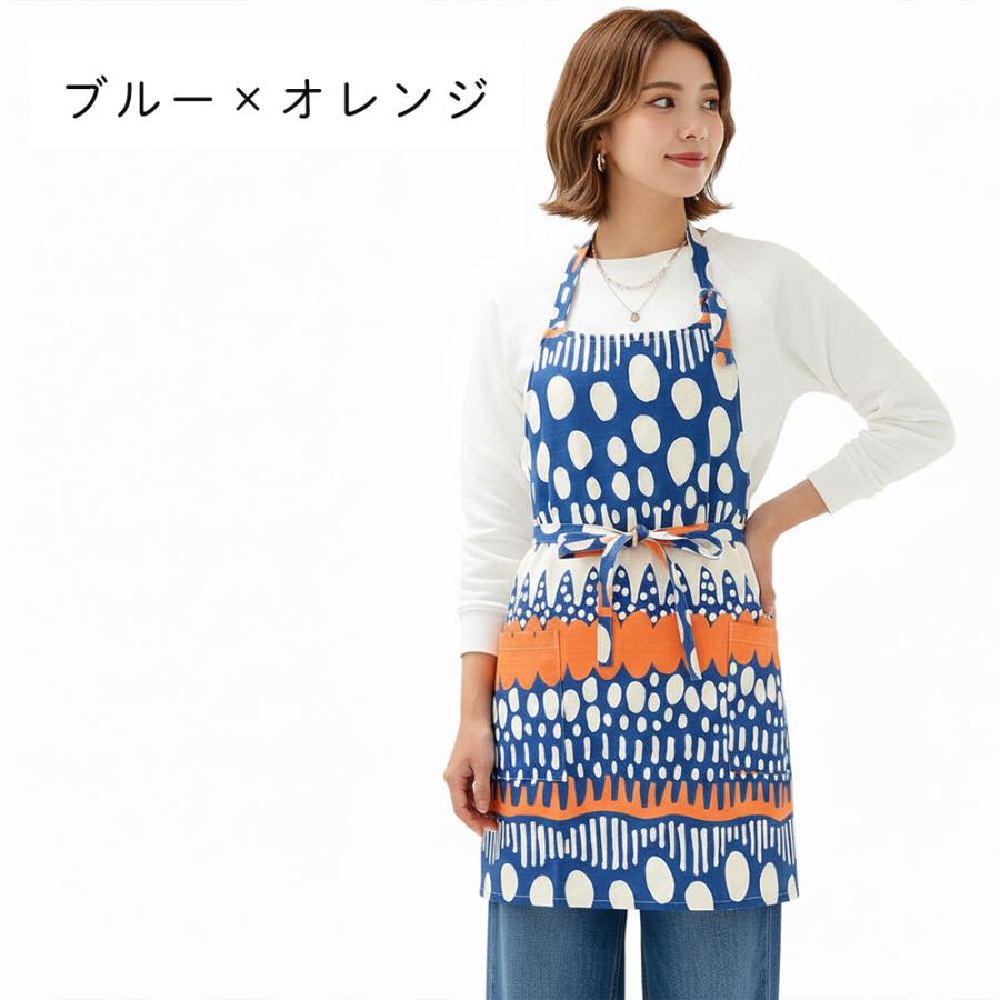 エプロン おしゃれ かわいい 保育士 北欧 ワークエプロン ショート丈 バニラン 日本製 fabrizm 母の日 料理教室 業務用 ギフト | fabrizm | 04