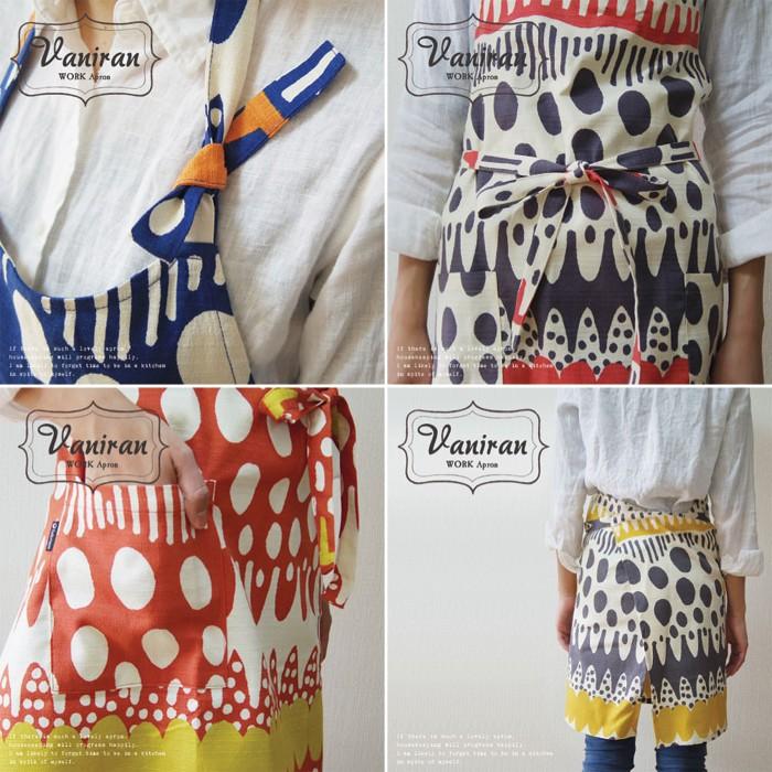 エプロン おしゃれ かわいい 保育士 北欧 ワークエプロン ショート丈 バニラン 日本製 fabrizm 母の日 料理教室 業務用 ギフト 爆買 | fabrizm | 05
