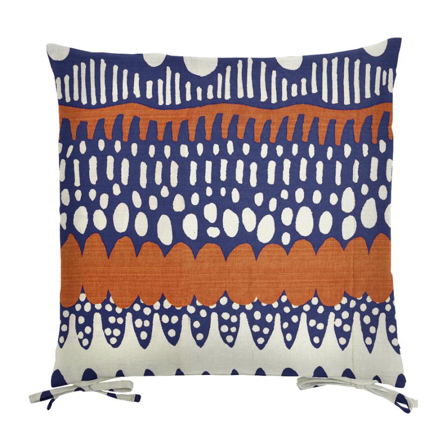 シートクッションカバー 椅子用 クッションカバー 座布団カバー ひも付き 45×45cm バニラン 日本製 fabrizm いす用 ダイニングチェア用 爆買 | fabrizm | 05