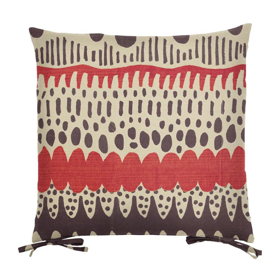 シートクッションカバー 椅子用 クッションカバー 座布団カバー ひも付き 45×45cm バニラン 日本製 fabrizm いす用 ダイニングチェア用 爆買 | fabrizm | 06