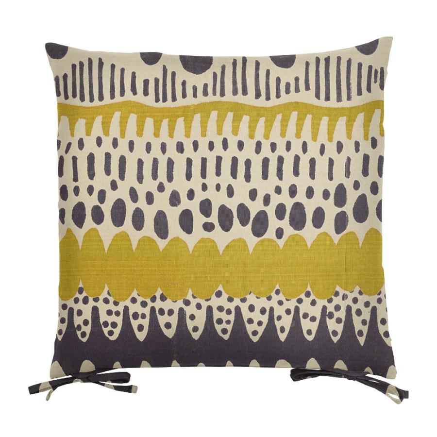 シートクッションカバー 椅子用 クッションカバー 座布団カバー ひも付き 45×45cm バニラン 日本製 fabrizm いす用 ダイニングチェア用 爆買 | fabrizm | 07