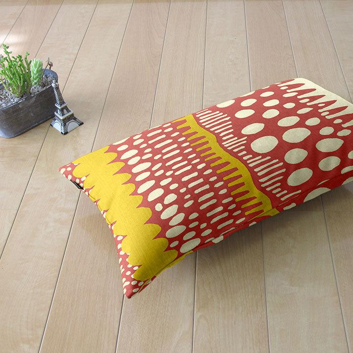 クッションカバー 中身付き 長方形 50×30 北欧 バニラン＆ポリエステルわたヌードクッション 日本製 fabrizm 背当てカバー 枕カバー | fabrizm | 10