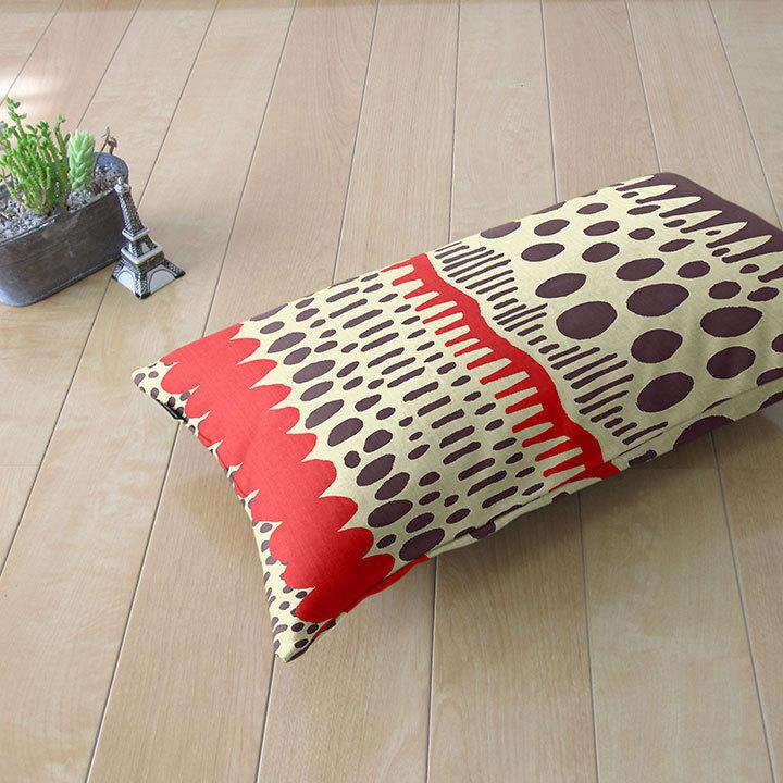 クッションカバー 中身付き 長方形 50×30 北欧 バニラン＆ポリエステルわたヌードクッション 日本製 fabrizm 背当てカバー 枕カバー | fabrizm | 12