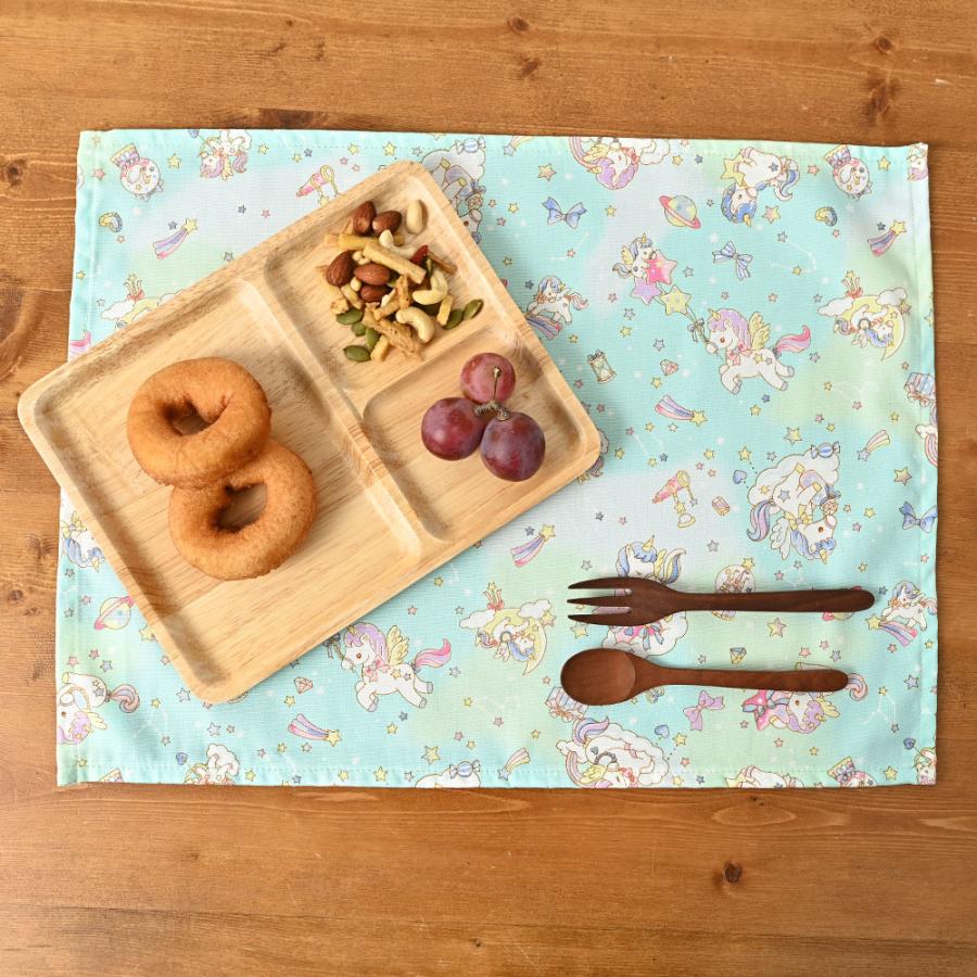 ランチョンマット おしゃれ 北欧 布 42×32cm ユニコーン 日本製 fabrizm ティーマット 子供用 吸水 かわいい 爆買 | fabrizm | 19