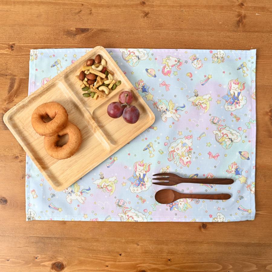 ランチョンマット おしゃれ 北欧 布 42×32cm ユニコーン 日本製 fabrizm ティーマット 子供用 吸水 かわいい 爆買 | fabrizm | 17