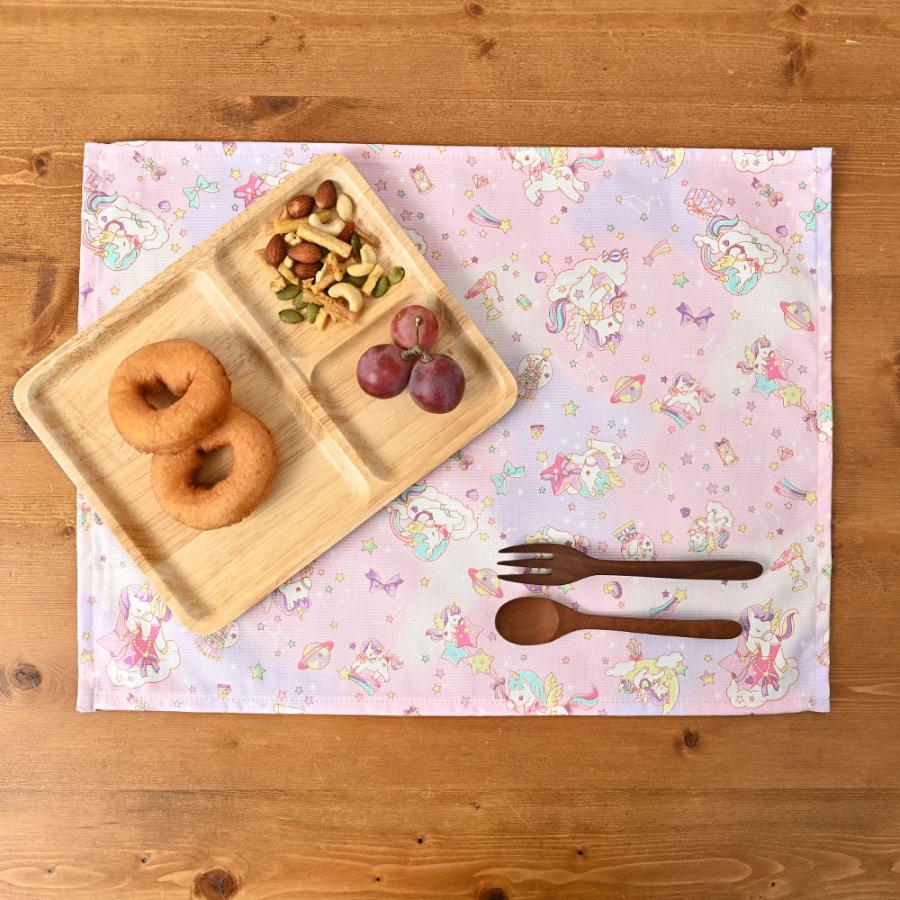 ランチョンマット おしゃれ 北欧 布 42×32cm ユニコーン 日本製 fabrizm ティーマット 子供用 吸水 かわいい 爆買 | fabrizm | 18