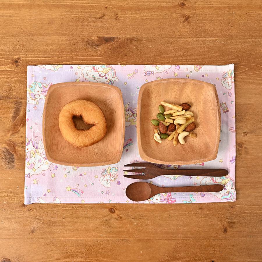 ランチョンマット 子供 小学校 おしゃれ 北欧 布 キッズランチョンマット 30×20cm ユニコーン 日本製 fabrizm 幼稚園 保育園 ティーマット 吸水 爆買 | fabrizm | 18