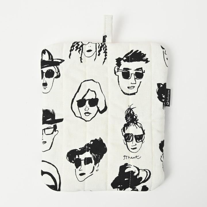 ミトン 鍋しき 鍋つかみ キッチン かわいい フェイス 日本製 fabrizm 鍋敷き 2WAY 母の日 かわいい ギフト 手袋 北欧 爆買 | fabrizm | 07