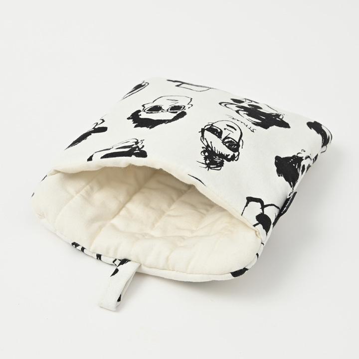 ミトン 鍋しき 鍋つかみ キッチン かわいい フェイス 日本製 fabrizm 鍋敷き 2WAY 母の日 かわいい ギフト 手袋 北欧 爆買 | fabrizm | 08