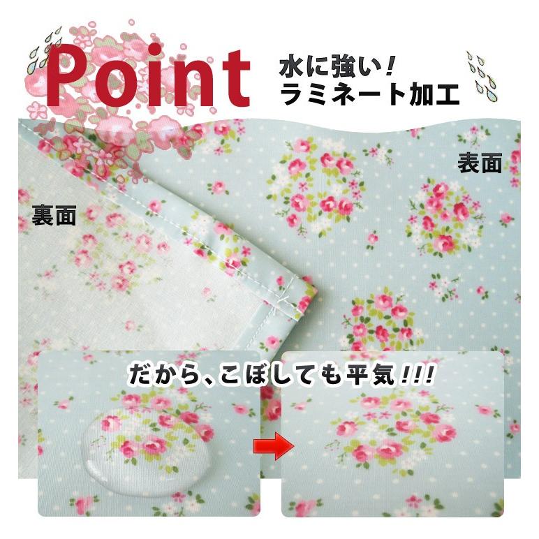 ランチョンマット おしゃれ 北欧 布 撥水 42×32cm ジョリィ 日本製 fabrizm ティーマット かわいい 子供用 小花柄  ビニールラミネート加工 | fabrizm | 04