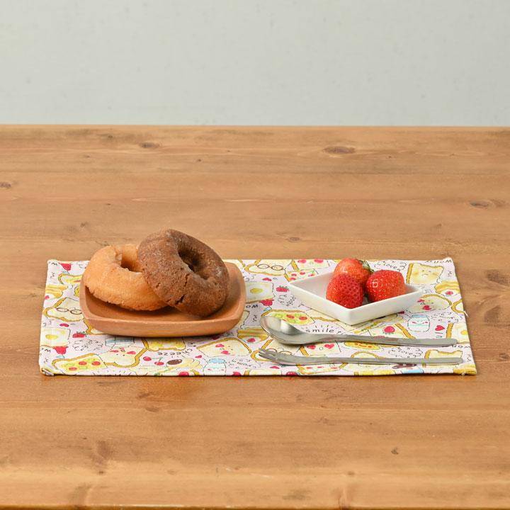 ランチョンマット 子供 小学校 おしゃれ 北欧 布 キッズランチョンマット 30×20cm 食パン 日本製 fabrizm 幼稚園 保育園 ティーマット 吸水 爆買 | fabrizm | 06