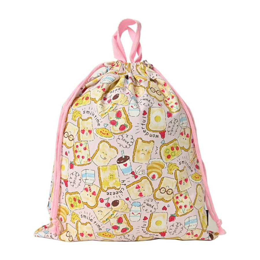 巾着袋 きんちゃく 大 Mサイズ 30×34 小学校 小学生 保育園 幼稚園 入園 入学 食パン 日本製 fabrizm 手さげかばん 体操着入れ 男の子 女の子 キッズ 子供 爆買 |  | 14