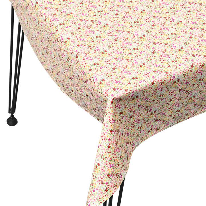 テーブルクロス 撥水 布 ビニールラミネート加工 105×105cm プティ 日本製 fabrizm トップクロス 正方形 おしゃれ かわいい 北欧 小花柄 爆買 | fabrizm | 11