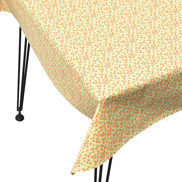 テーブルクロス 撥水 布 ビニールラミネート加工 105×105cm プティ 日本製 fabrizm トップクロス 正方形 おしゃれ かわいい 北欧 小花柄 爆買 | fabrizm | 12