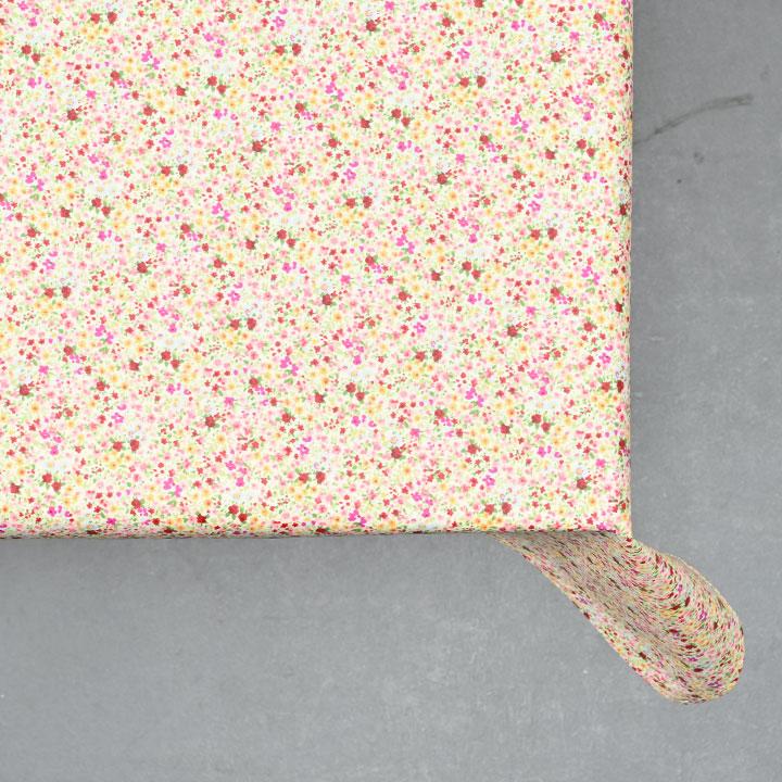 テーブルクロス 撥水 布 ビニールラミネート加工 105×105cm プティ 日本製 fabrizm トップクロス 正方形 おしゃれ かわいい 北欧 小花柄 爆買 | fabrizm | 07