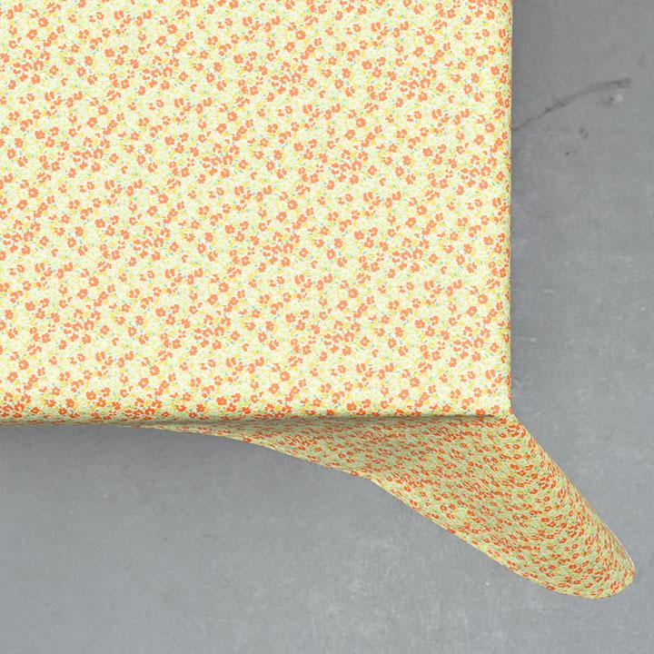 テーブルクロス 撥水 布 ビニールラミネート加工 105×105cm プティ 日本製 fabrizm トップクロス 正方形 おしゃれ かわいい 北欧 小花柄 爆買 | fabrizm | 08