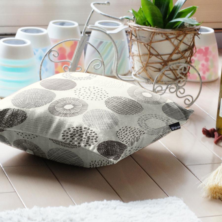 クッションカバー 中身付き 40×40 無地 40角 モーリー＆フェザーヌードクッション 日本製 fabrizm | fabrizm | 10