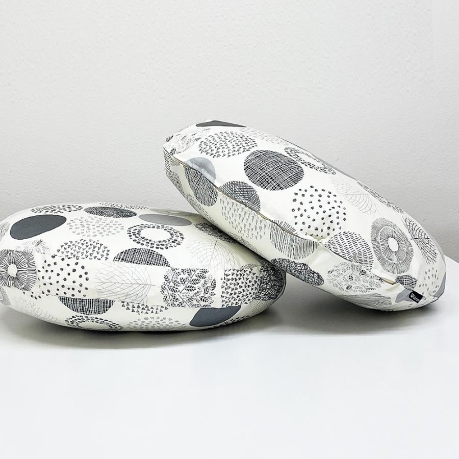 クッションカバー 中身付き 丸型 50 無地 直径50cm用 モーリー＆フェザーヌードクッション 日本製 fabrizm 座布団 | fabrizm | 15