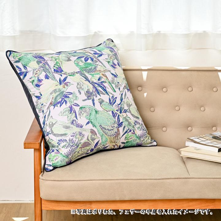 クッションカバー 中身付き 60×60 北欧 花 60角 nora.＆ポリエステルわたヌードクッション 日本製 fabrizm 背当てカバー 座布団カバー 爆買 | fabrizm | 17