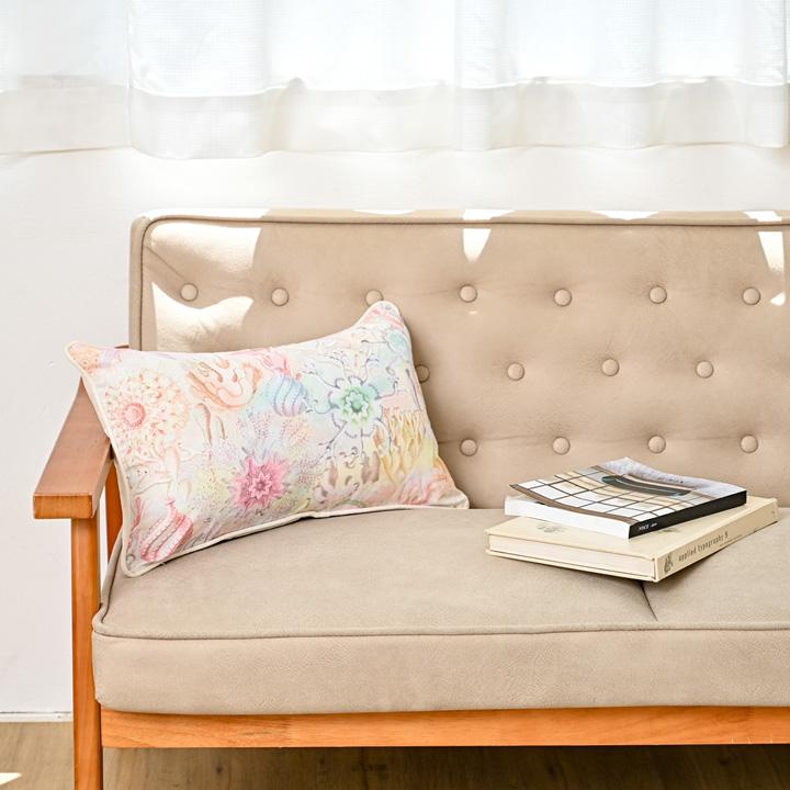 クッションカバー 中身付き 長方形 50×30 nora.＆ポリエステルわたヌードクッション 日本製 fabrizm 背当てカバー 枕カバー 爆買 | fabrizm | 18