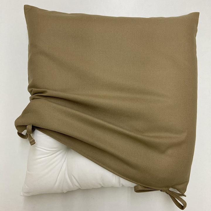 シートクッションカバー 椅子用 クッションカバー 座布団カバー ひも付き 45×45cm 肉厚生地 オックス 17色展開 日本製 fabrizm いす用 ダイニングチェア用 爆買 | fabrizm | 05