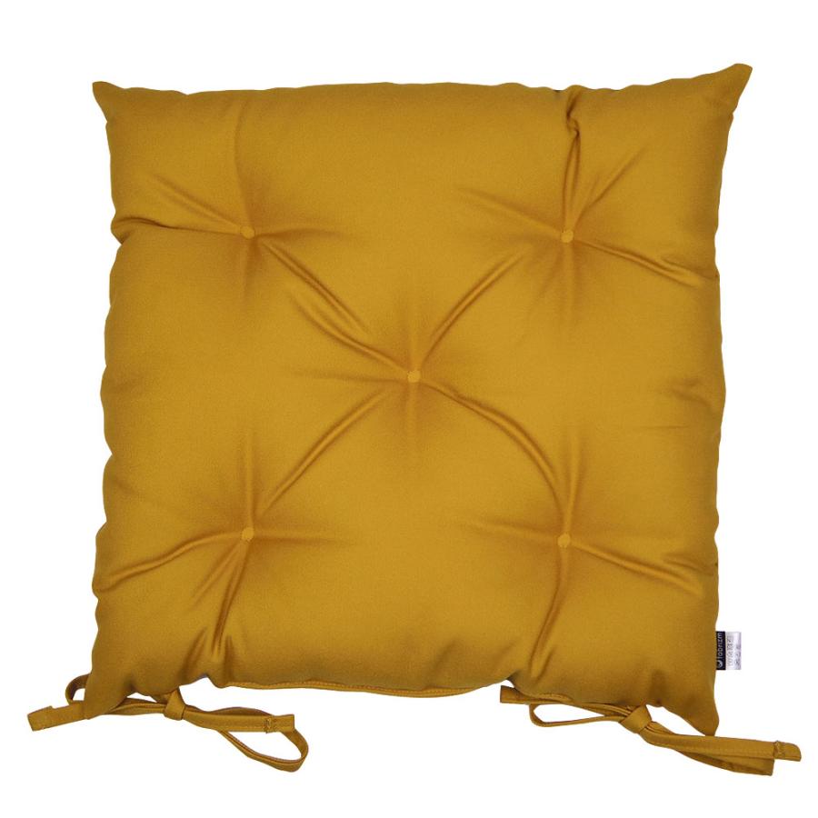 シートクッション 紐付き 椅子用 クッション 座布団 無地 車 オックス 受注生産 日本製 fabrizm 帝人クリスター いす用 爆買 | fabrizm | 16