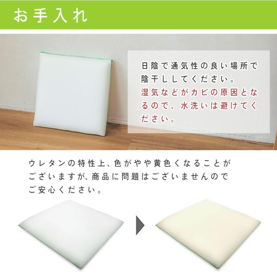 クッションカバー 中身付き 40×40 無地 40角 オックス＆ウレタンヌードクッション 日本製 fabrizm 背当て 小さめ | fabrizm | 25
