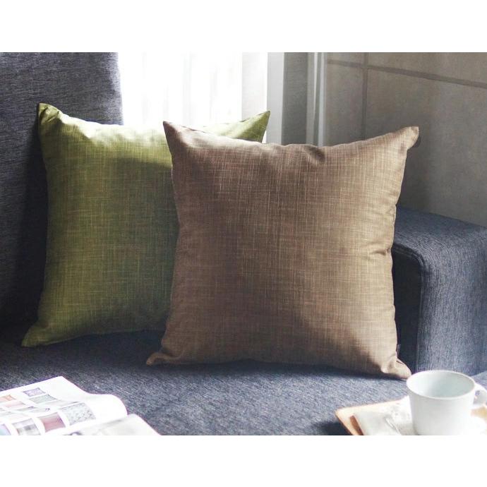 クッションカバー 中身付き 35×35 無地 35角 むら糸＆ポリエステルわたヌードクッション 受注生産 日本製 fabrizm 背当てカバー 小さめ 爆買 | fabrizm | 09