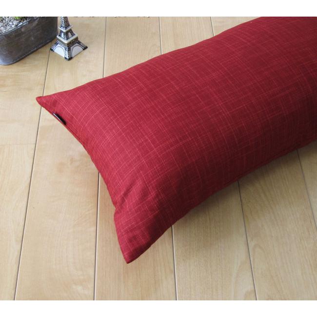 クッションカバー 中身付き 長方形L 55×35 無地 むら糸＆ポリエステルわたヌードクッション 受注生産 日本製 fabrizm 背当てカバー 枕カバー 中綿 爆買 | fabrizm | 07