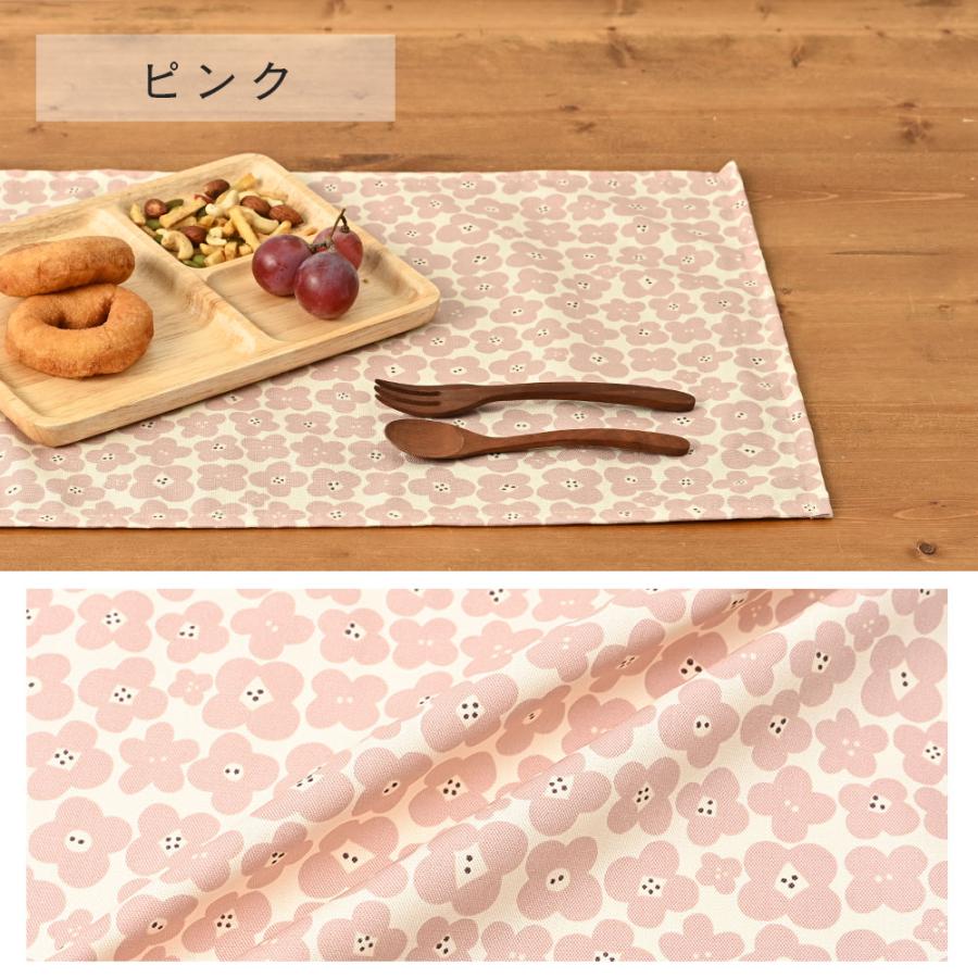 ランチョンマット おしゃれ 北欧 布 42×32cm フラワー 日本製 fabrizm ティーマット 子供用 吸水 かわいい 車 爆買 | fabrizm | 05