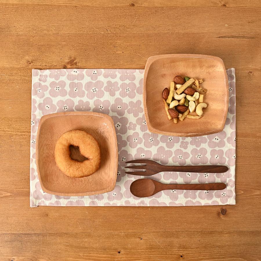 ランチョンマット 子供 小学校 おしゃれ 北欧 布 キッズランチョンマット 30×20cm フラワー 日本製 fabrizm 幼稚園 保育園 ティーマット 吸水 | fabrizm | 08