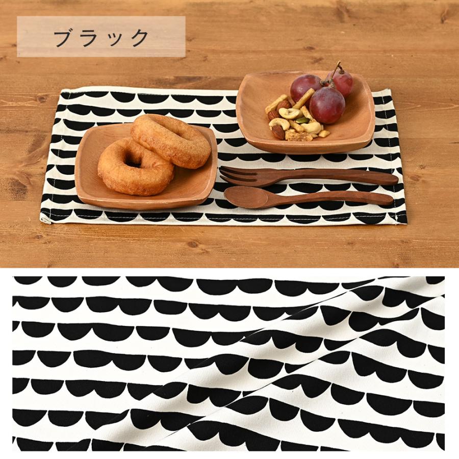 ランチョンマット 子供 小学校 おしゃれ 北欧 布 キッズランチョンマット 30×20cm スカラップ 日本製 fabrizm 幼稚園 保育園 ティーマット 吸水 爆買 | fabrizm | 07