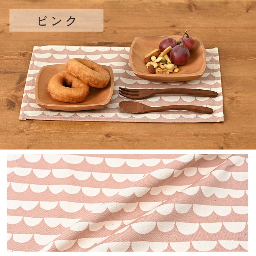 ランチョンマット 子供 小学校 おしゃれ 北欧 布 キッズランチョンマット 30×20cm スカラップ 日本製 fabrizm 幼稚園 保育園 ティーマット 吸水 爆買 | fabrizm | 11