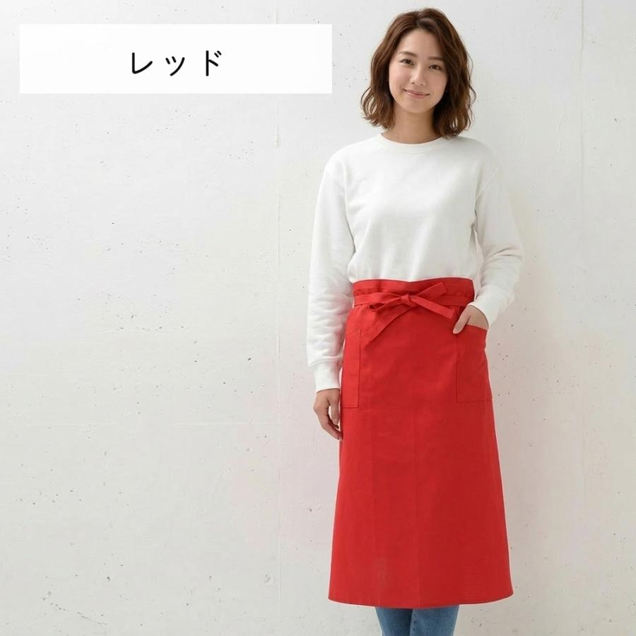 エプロン おしゃれ 業務用 無地 ギャルソンエプロン T/Cツイル 日本製 fabrizm 父の日 母の日 前掛け サロン ソムリエエプロン カフェ 男性用 メンズ | fabrizm | 11