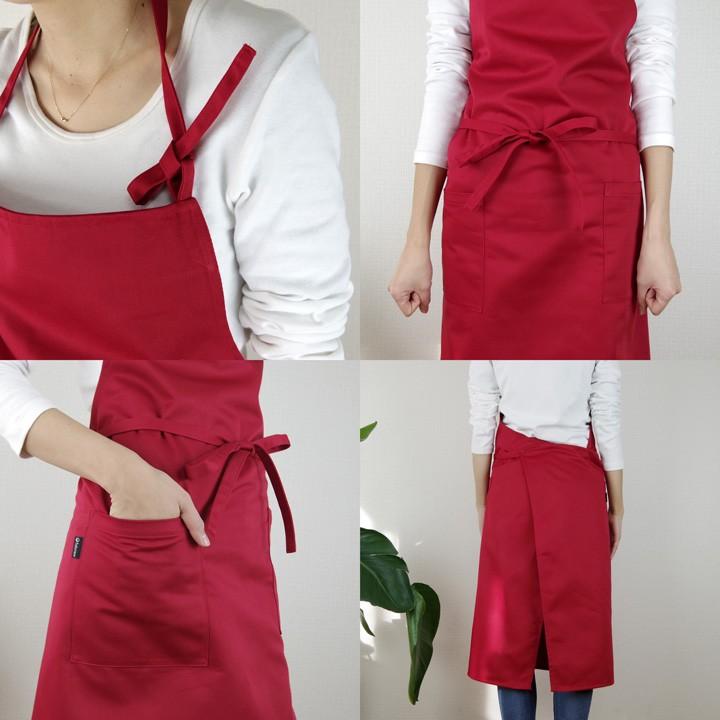 エプロン おしゃれ 業務用 保育士 無地 フルエプロン ロング丈 T/Cツイル 日本製 fabrizm 母の日 父の日 ワーク 男性用 メンズ 大きいサイズ 店舗用 爆買 | fabrizm | 13