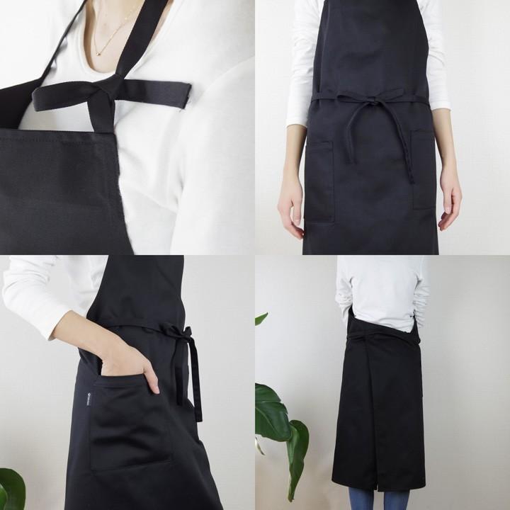 エプロン おしゃれ 業務用 保育士 無地 フルエプロン ロング丈 T/Cツイル 日本製 fabrizm 母の日 父の日 ワーク 男性用 メンズ 大きいサイズ 店舗用 爆買 | fabrizm | 15