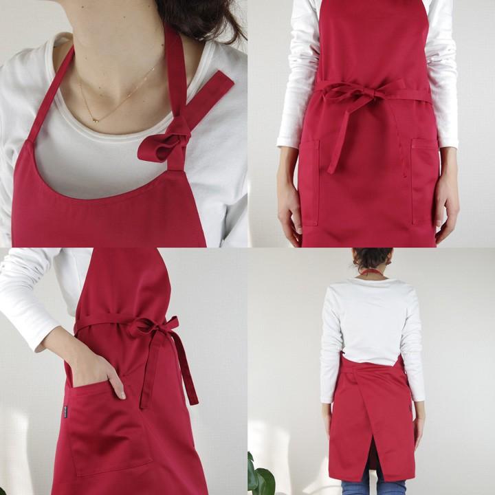 エプロン おしゃれ かわいい 保育士 無地 ワークエプロン ショート丈 T/Cツイル 日本製 fabrizm 母の日 シンプル 料理教室 業務用 ギフト 爆買 | fabrizm | 10