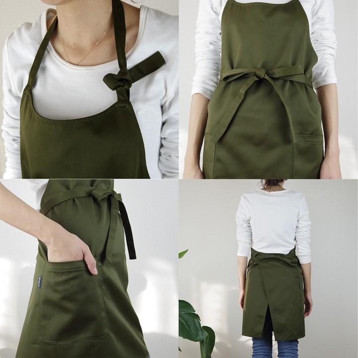 エプロン おしゃれ かわいい 保育士 無地 ワークエプロン ショート丈 T/Cツイル 日本製 fabrizm 母の日 シンプル 料理教室 業務用 ギフト 爆買 | fabrizm | 09