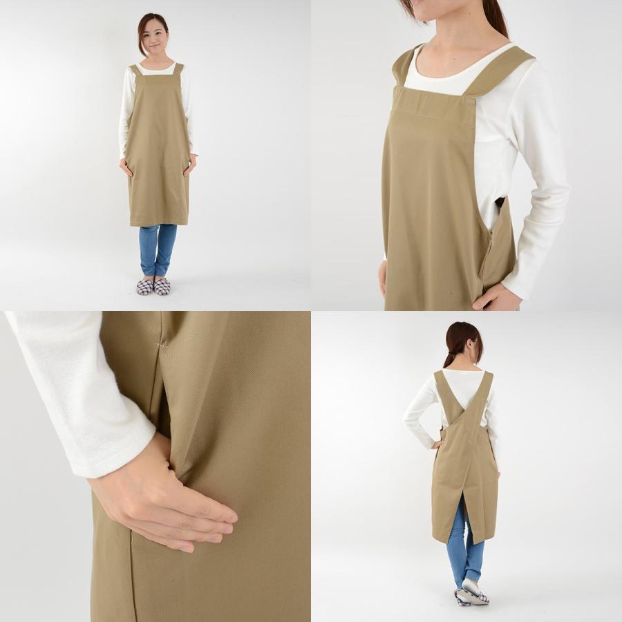 エプロン おしゃれ かわいい 保育士 無地 タブリエエプロン T/Cツイル 日本製 fabrizm 母の日 シンプル 料理教室 ギフト 爆買 | fabrizm | 10