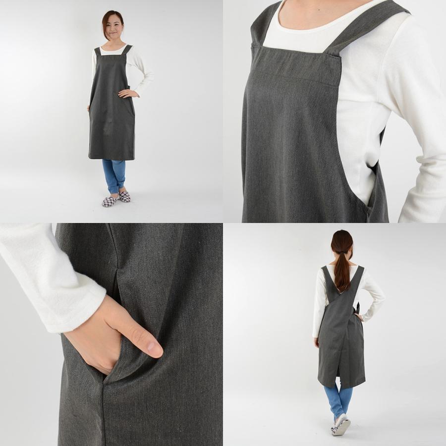 エプロン おしゃれ かわいい 保育士 無地 タブリエエプロン T/Cツイル 日本製 fabrizm 母の日 シンプル 料理教室 ギフト 爆買 | fabrizm | 12