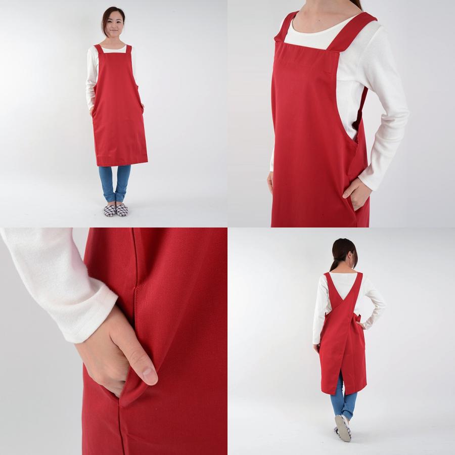 エプロン おしゃれ かわいい 保育士 無地 タブリエエプロン T/Cツイル 日本製 fabrizm 母の日 シンプル 料理教室 ギフト 爆買 | fabrizm | 09