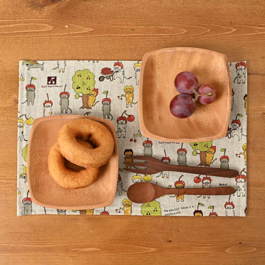 ランチョンマット 子供 小学校 おしゃれ 北欧 布 キッズランチョンマット 30×20cm ねこシリーズ 日本製 fabrizm 幼稚園 保育園 ティーマット 吸水 爆買 | fabrizm | 13