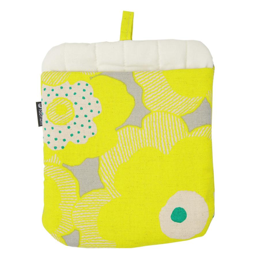 ミトン 鍋しき 鍋つかみ キッチン かわいい パポーラ 日本製 fabrizm 鍋敷き 2WAY 母の日 かわいい ギフト 手袋 北欧 花柄 爆買 | fabrizm | 06